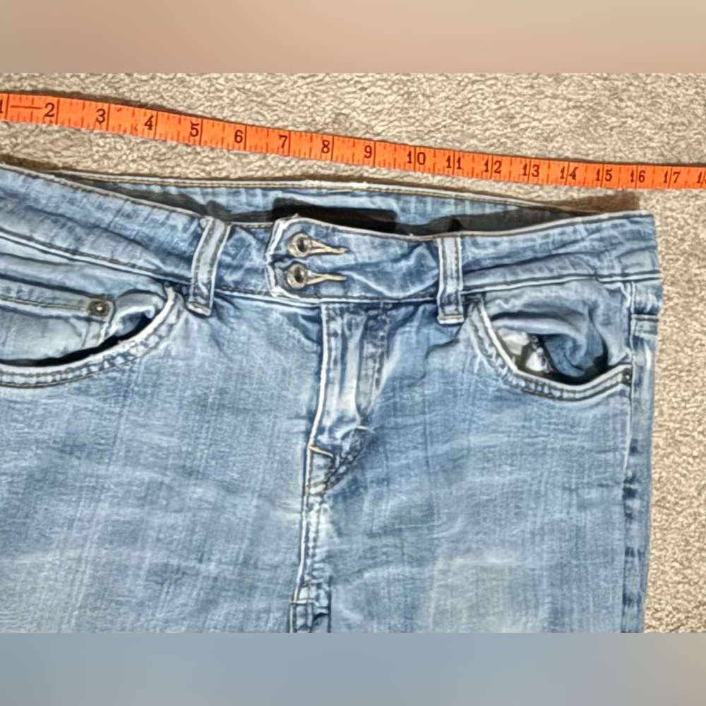 Buffalo David Bitton Light Blue Flare Jeans - Picture 7 of 10